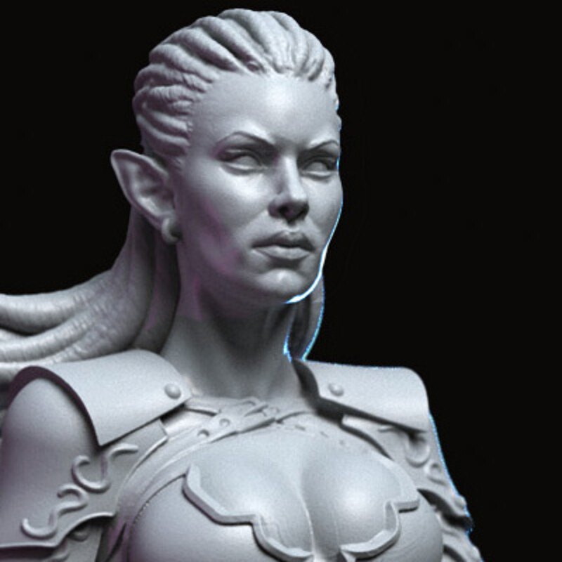 "Ylenia Bloodthorn" 75mm Miniature