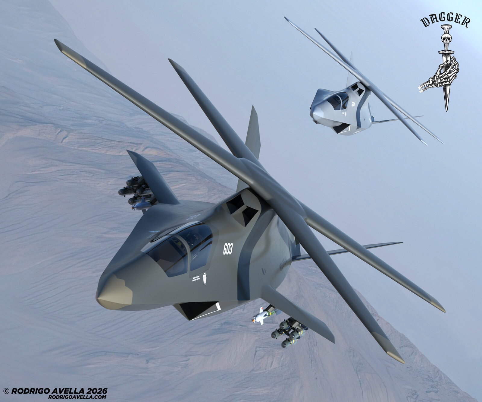Dagger - XWing Concept Aircraft