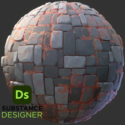 Stylized Old Cobblestone - Substance 3D Designer