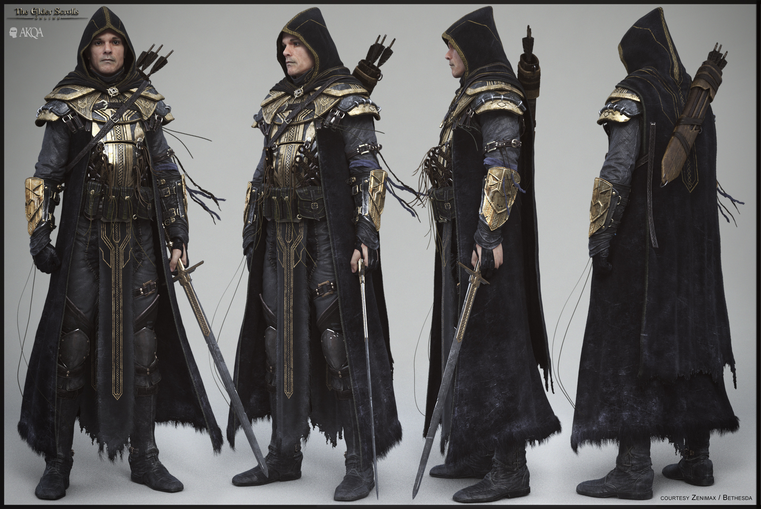 Artstation Elder Scrolls Online Breton Character Turntable Alessandro Baldasseroni