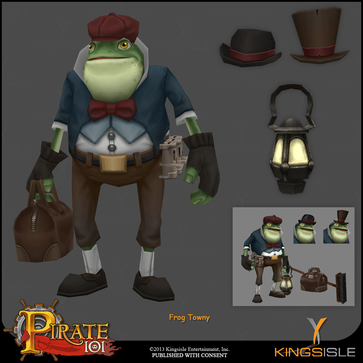 Concept, model, and texture