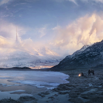 A flame in a cold winter hd