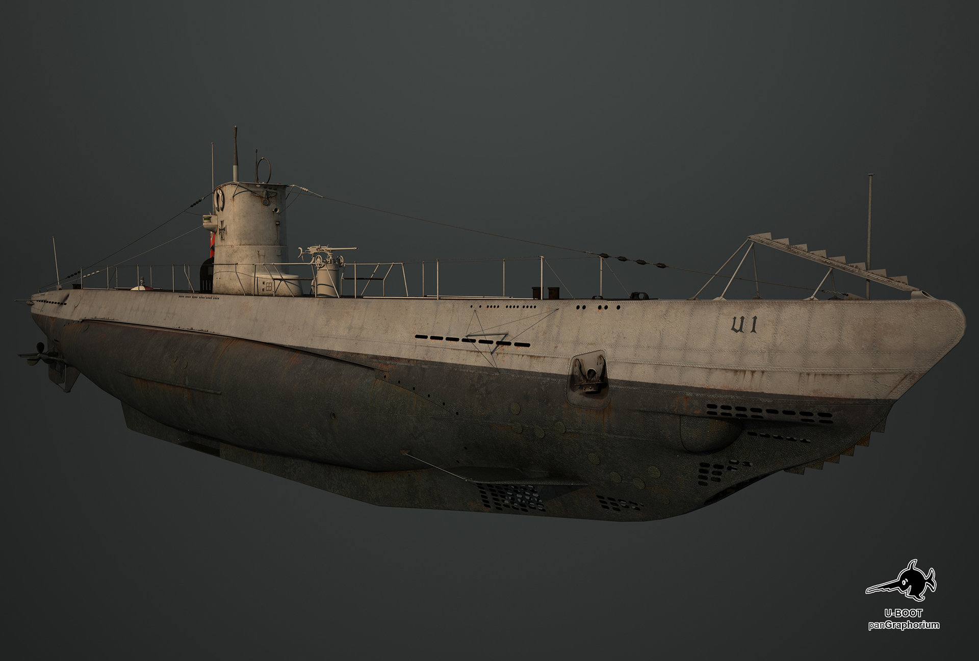 ArtStation - Type IIA U-Boot, image size:1920x1297