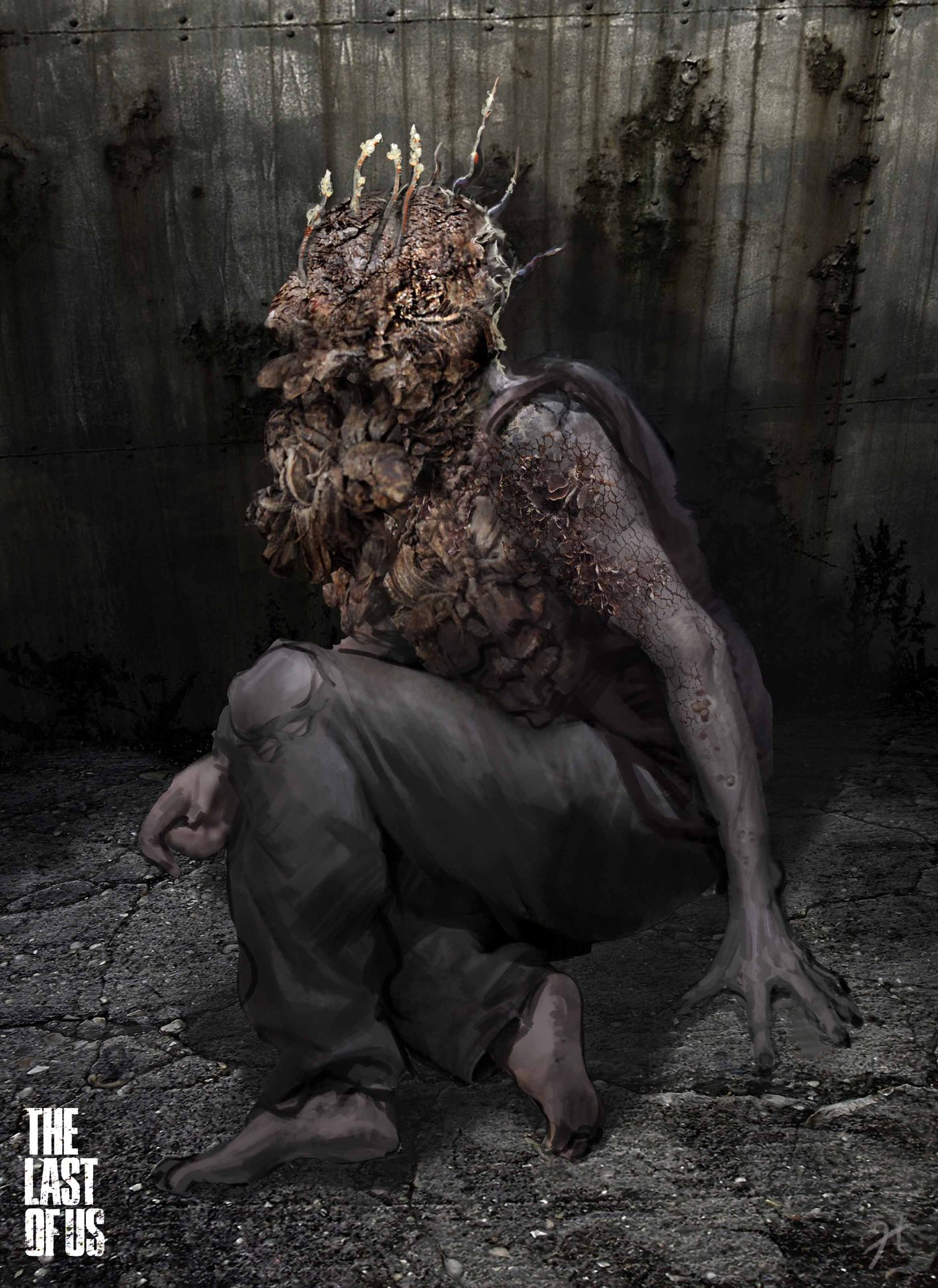 picture The Last Of Us Infected Art artstation the beginning of infected