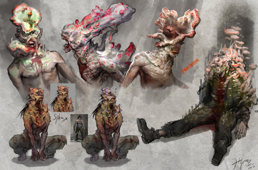 Clicker Variations Art - The Last of Us Part II Art Gallery