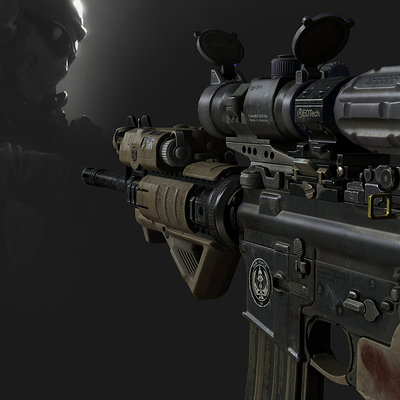 Ghost m4 call of duty 2500
