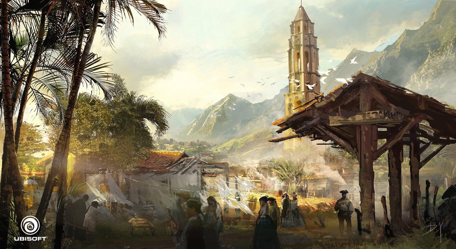 Artstation Assassin S Creed Iv Black Flag Village Landmark