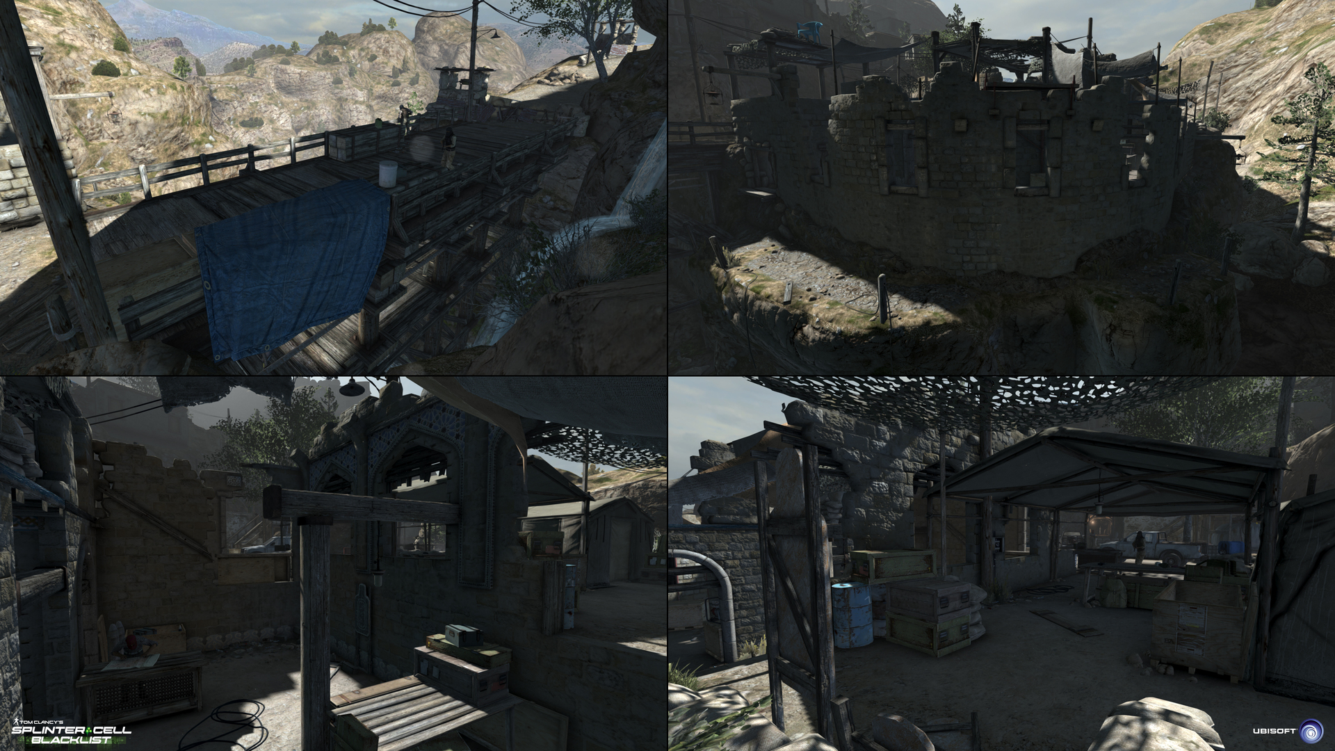 ArtStation - Splinter Cell: Blacklist (2013) | Insurgent Stronghold ...