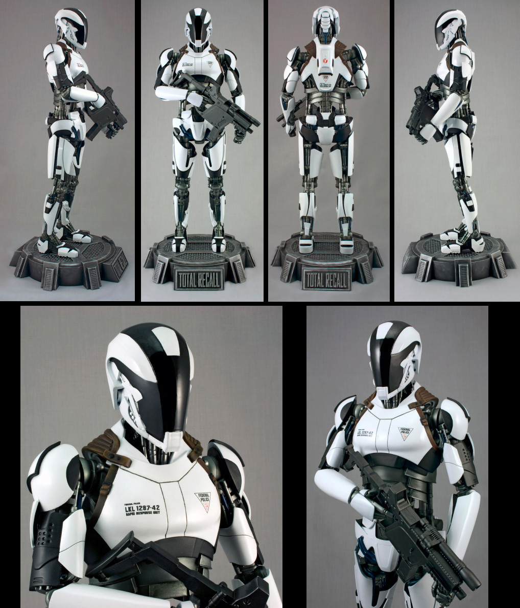 ArtStation Total Recall Synth 1/4 prepainted statue