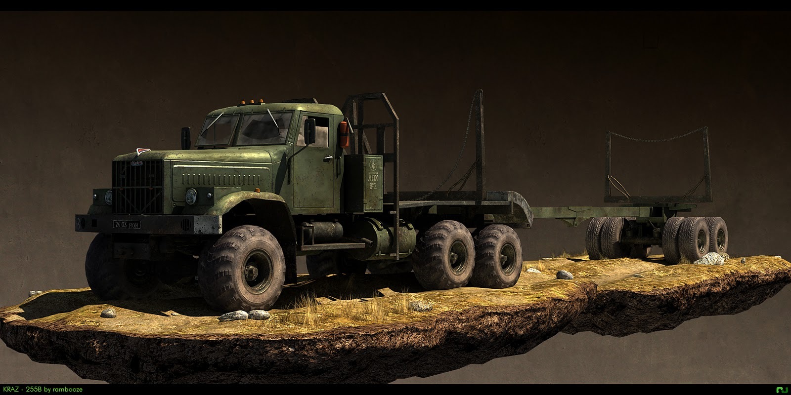 Artstation Kraz 255 Roman Glushchenko