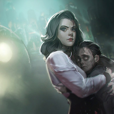 Burial at sea fanart by benlo d7cgwqy
