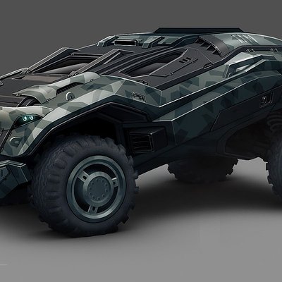 Army vehicle concept art 005