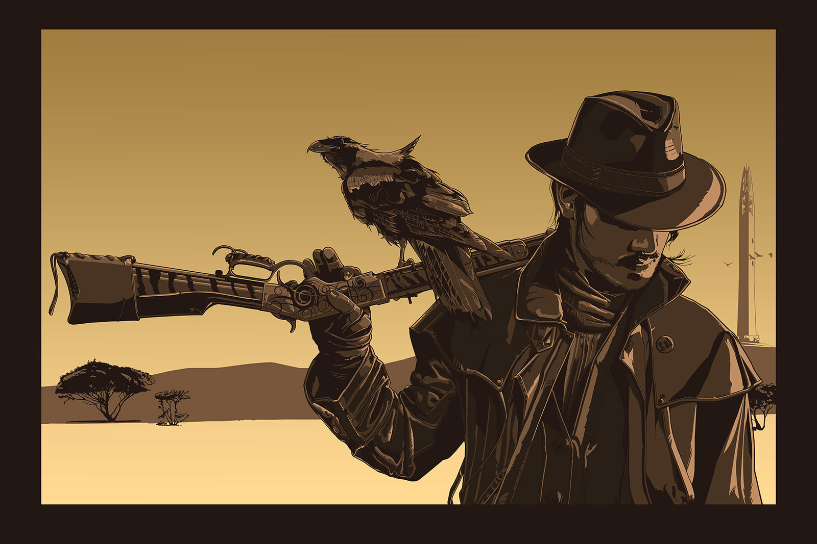 The Dark Inker - Steve Sampson - Gunslinger. 