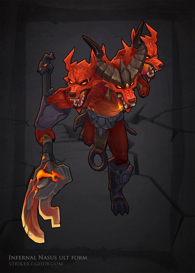 ArtStation - Infernal Nasus