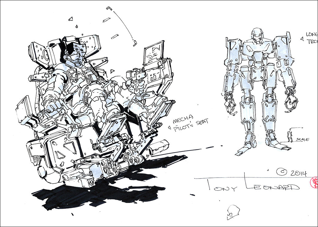 Mech thumbnail sketch