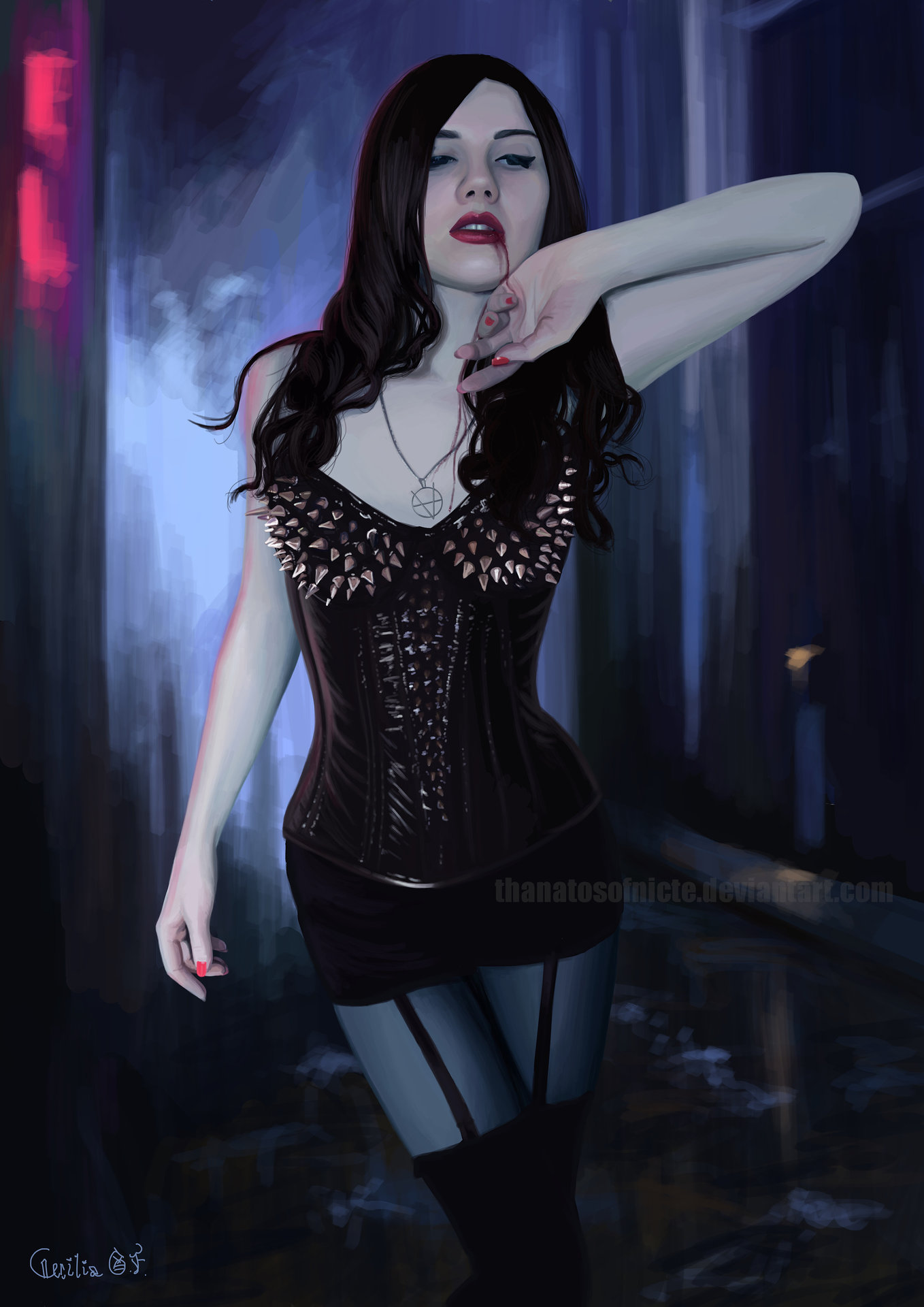 Fan art - Vampire: The Masquerade Stock: http://damseldams.deviantart.com/a...