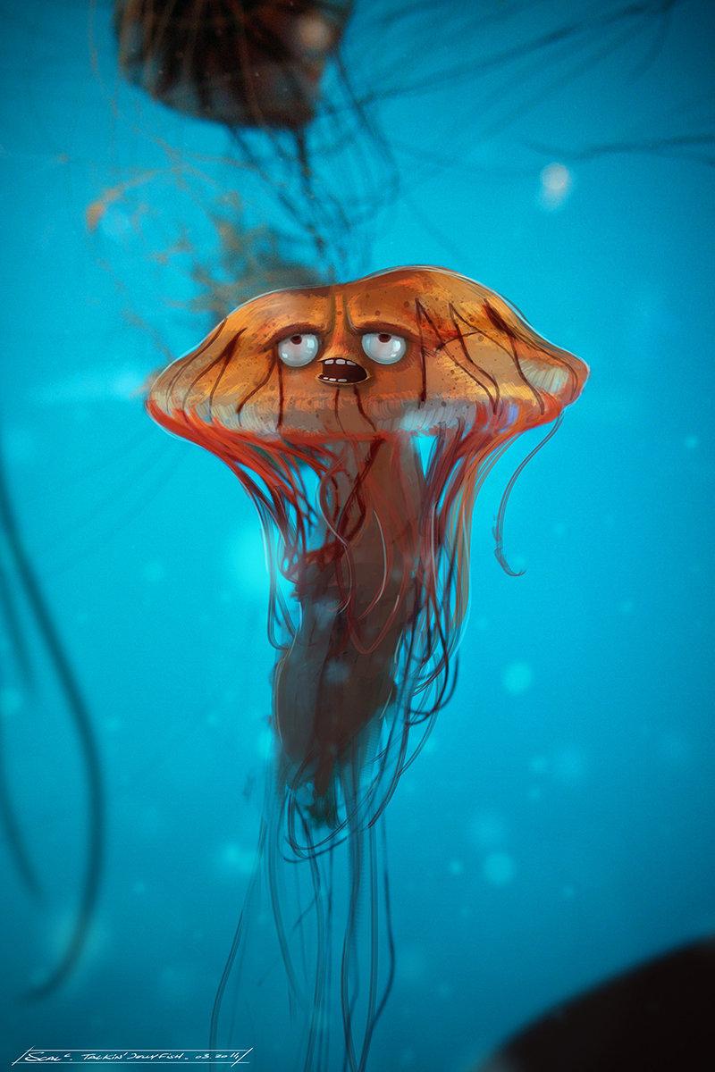 ArtStation Talking Jelly Fish