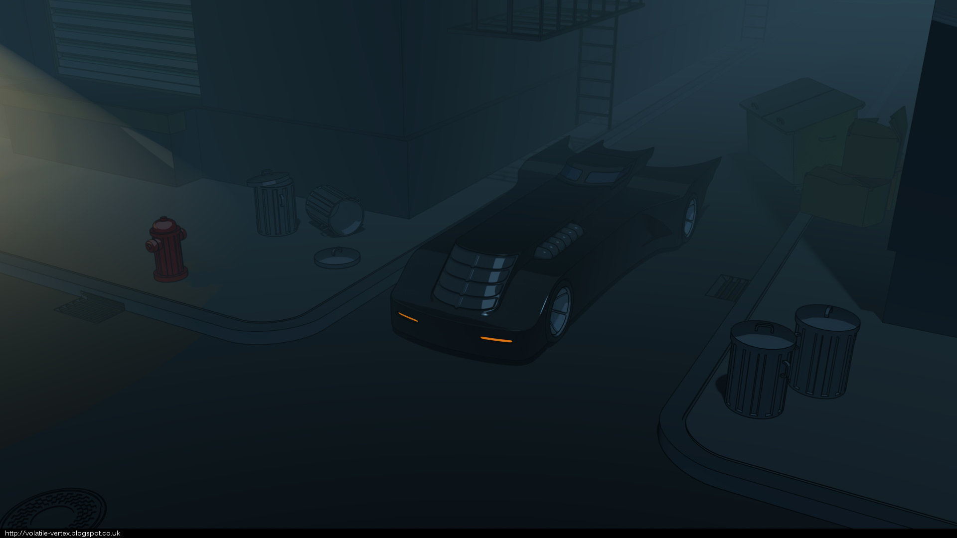Artstation Batman Tas Batmobile Volatile Vertex If batman is pursued, the batmobile had two primary avoidance features. batman tas batmobile volatile vertex