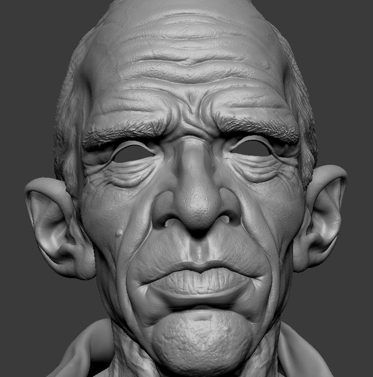 ArtStation Strange Old Man Portrait artstation-strange-old-man-portrait