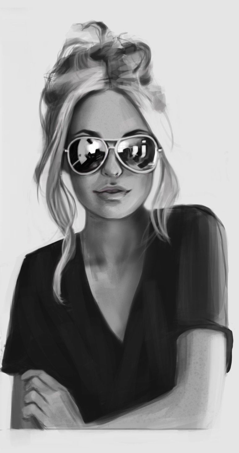 ArtStation Sunglasses Girl