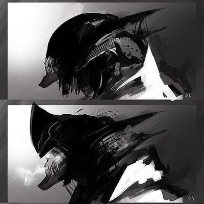 Alexandre chaudret sketches characters head04
