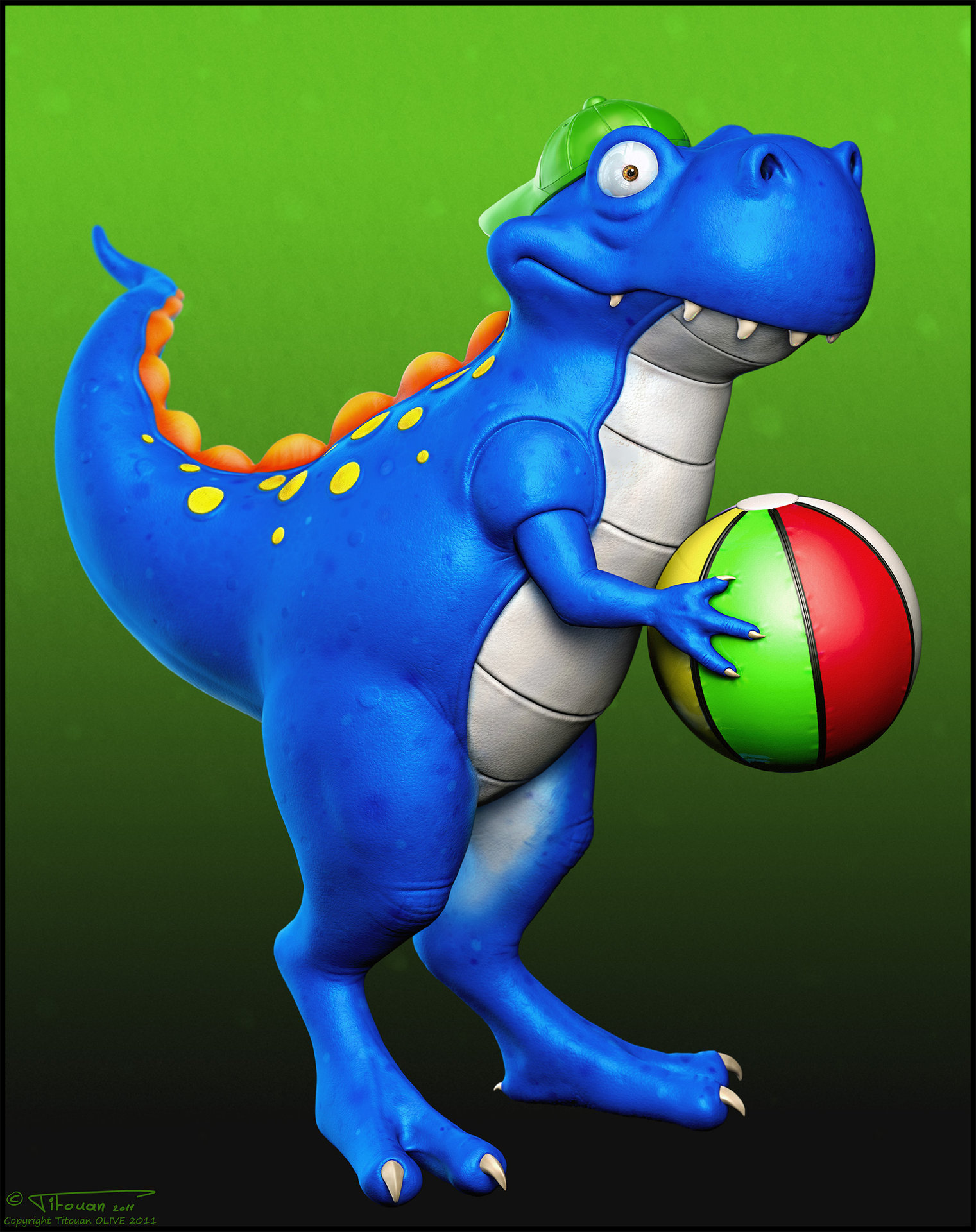 ArtStation - Funny Dino