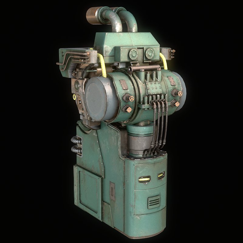 Generator Low Poly