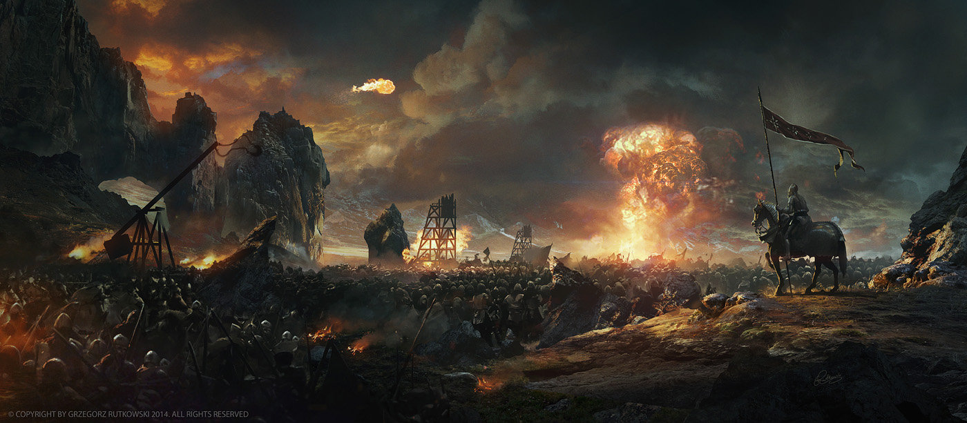 Image result for fantasy battle artstation