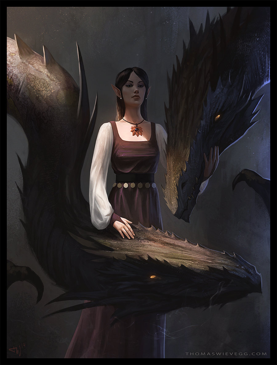 Dragon Lady by Thomas Wievegg : dragonporn