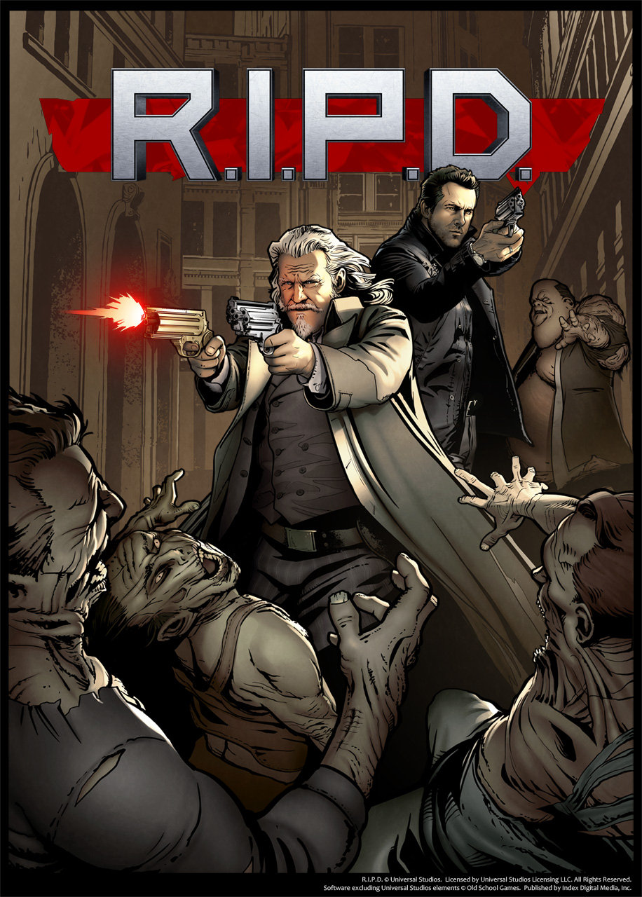 ArtStation Cover art for R.I.P.D. game, Ilya Golitsyn