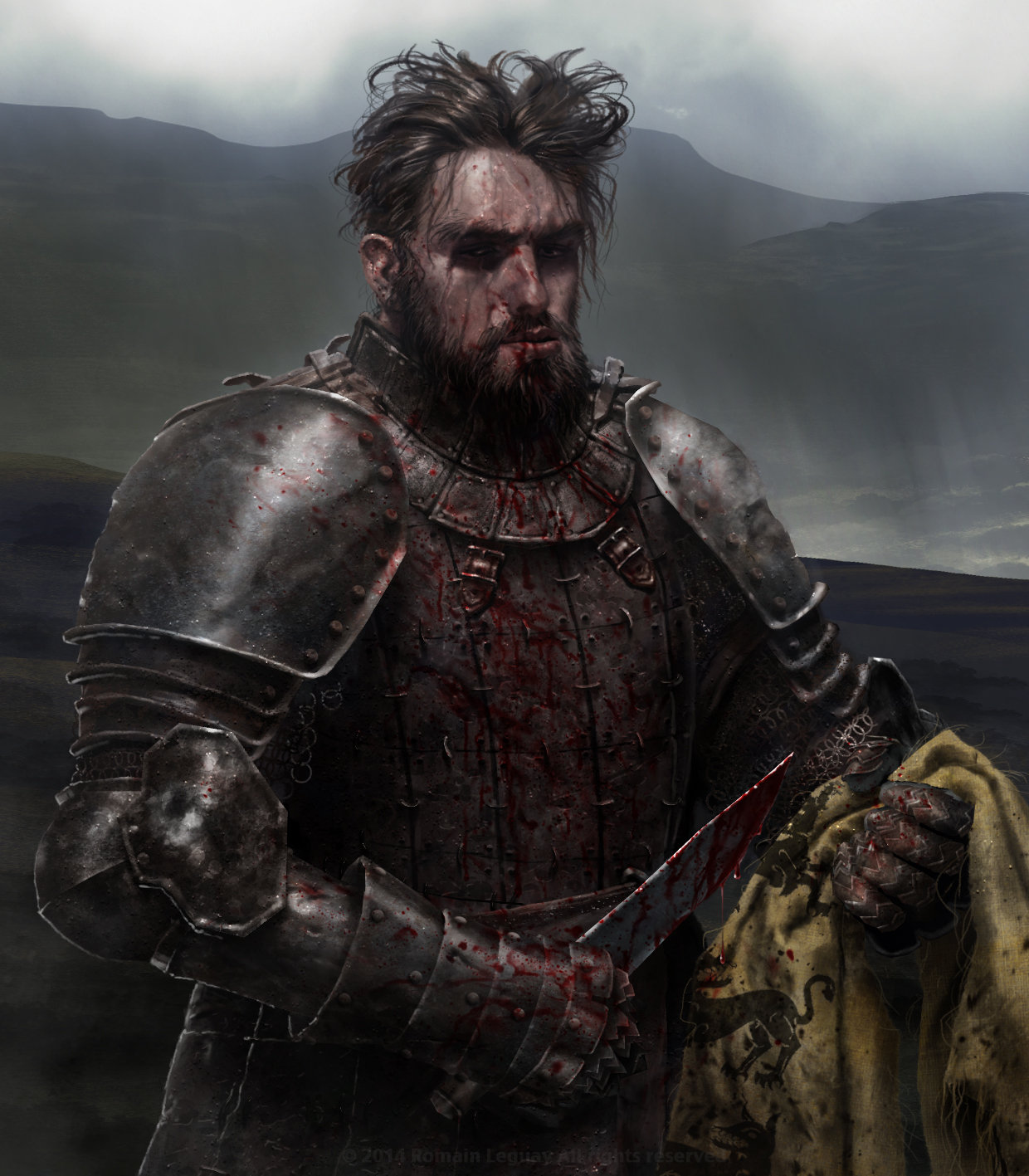 Artstation Romain The Stained House Clegane Romain Leguay