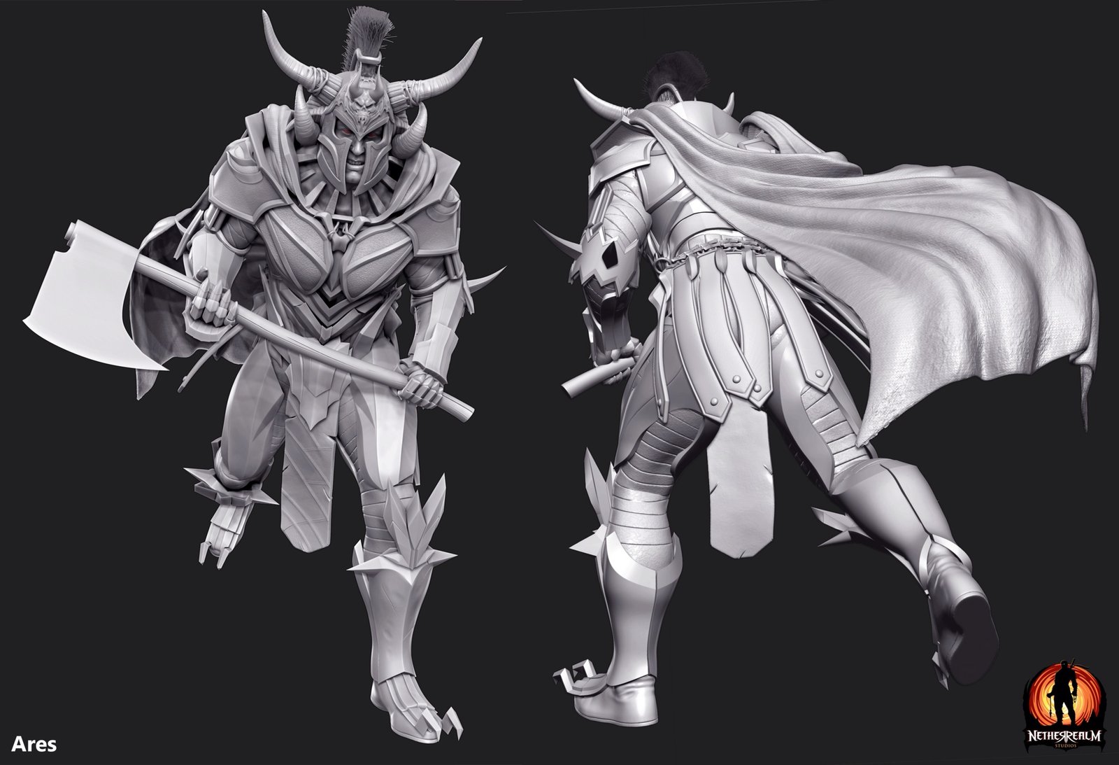 Artstation Ares Injustice Gods Among Us Solomon Gaitan