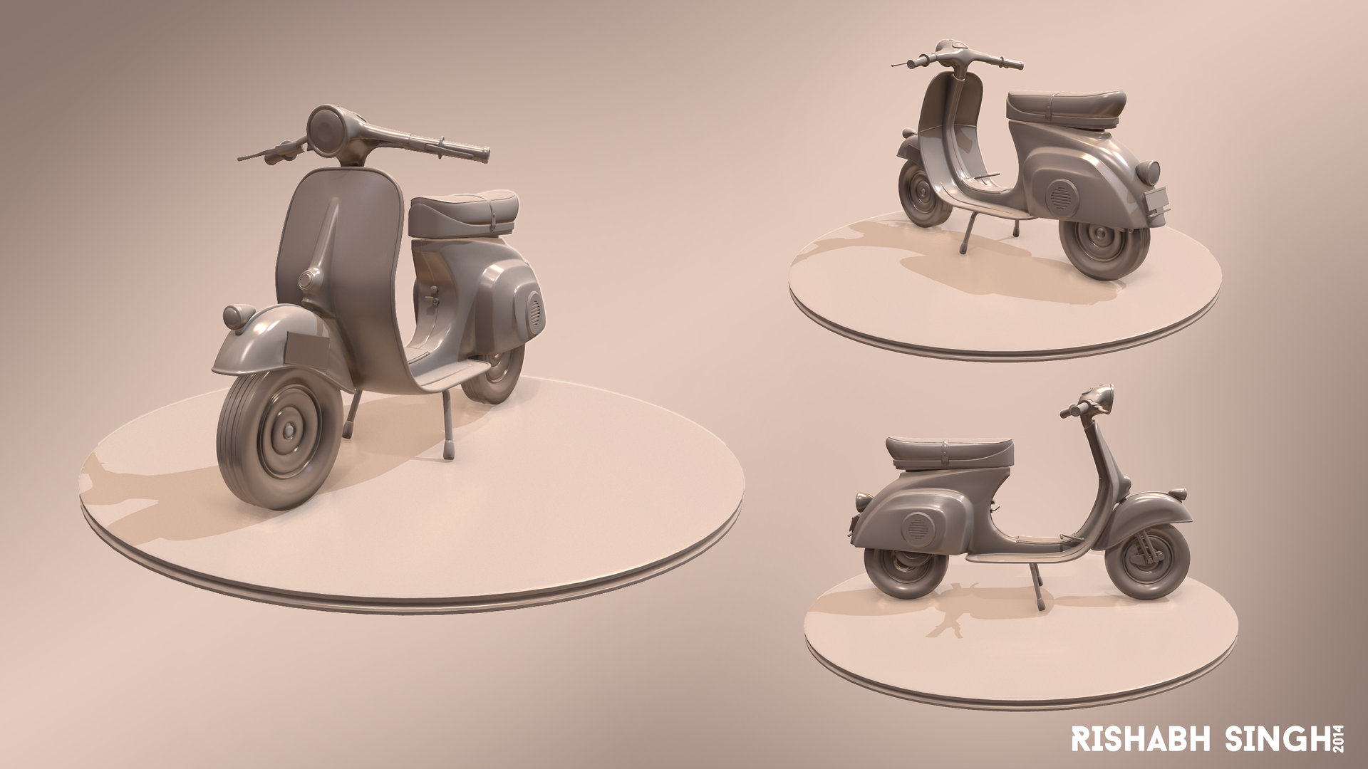ArtStation - Vespa 64