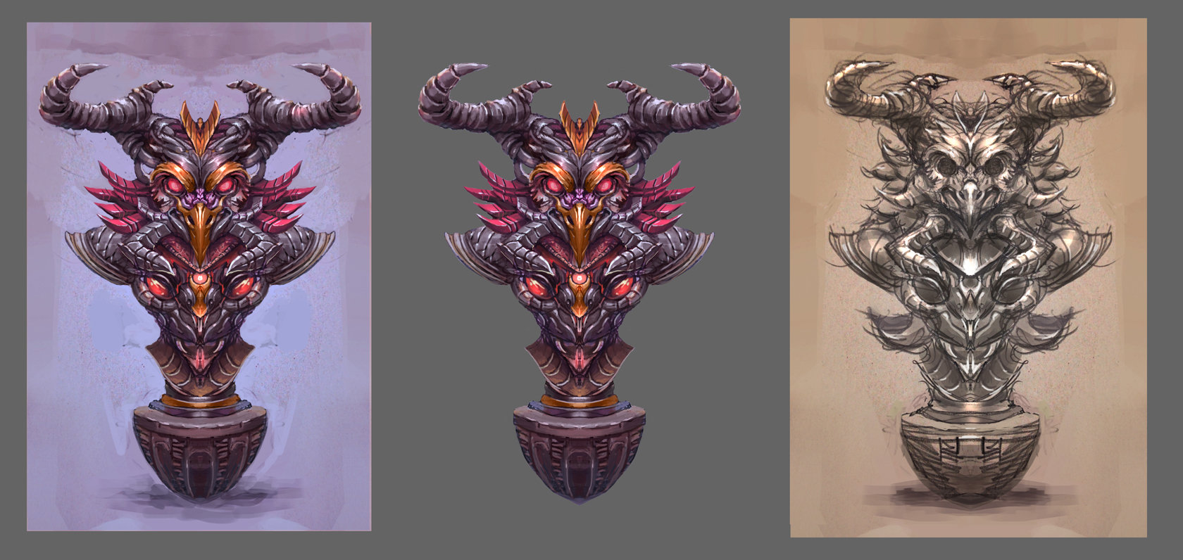 ArtStation - owl head