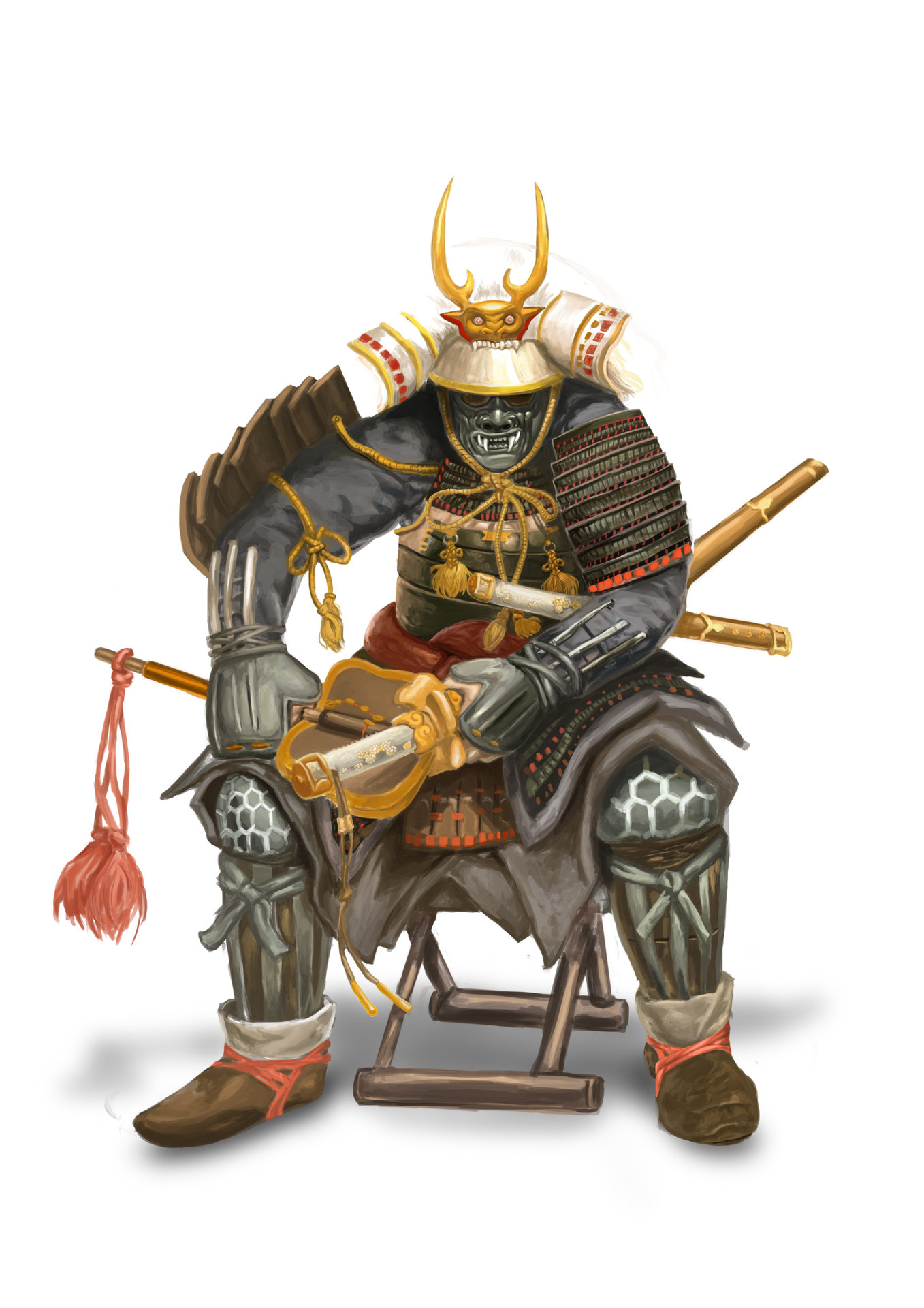 ArtStation study samourai