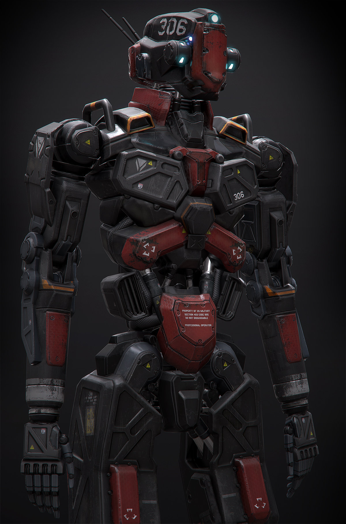 Artstation Humanoid Robot Project Alan Van Ryzin