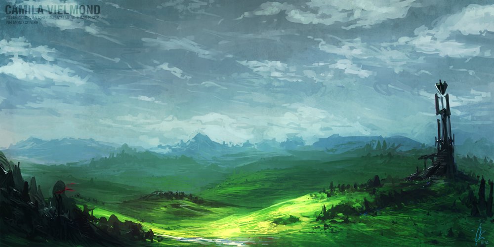 grassland jagged vielmond grasslands artstation artwork deviantart camila
