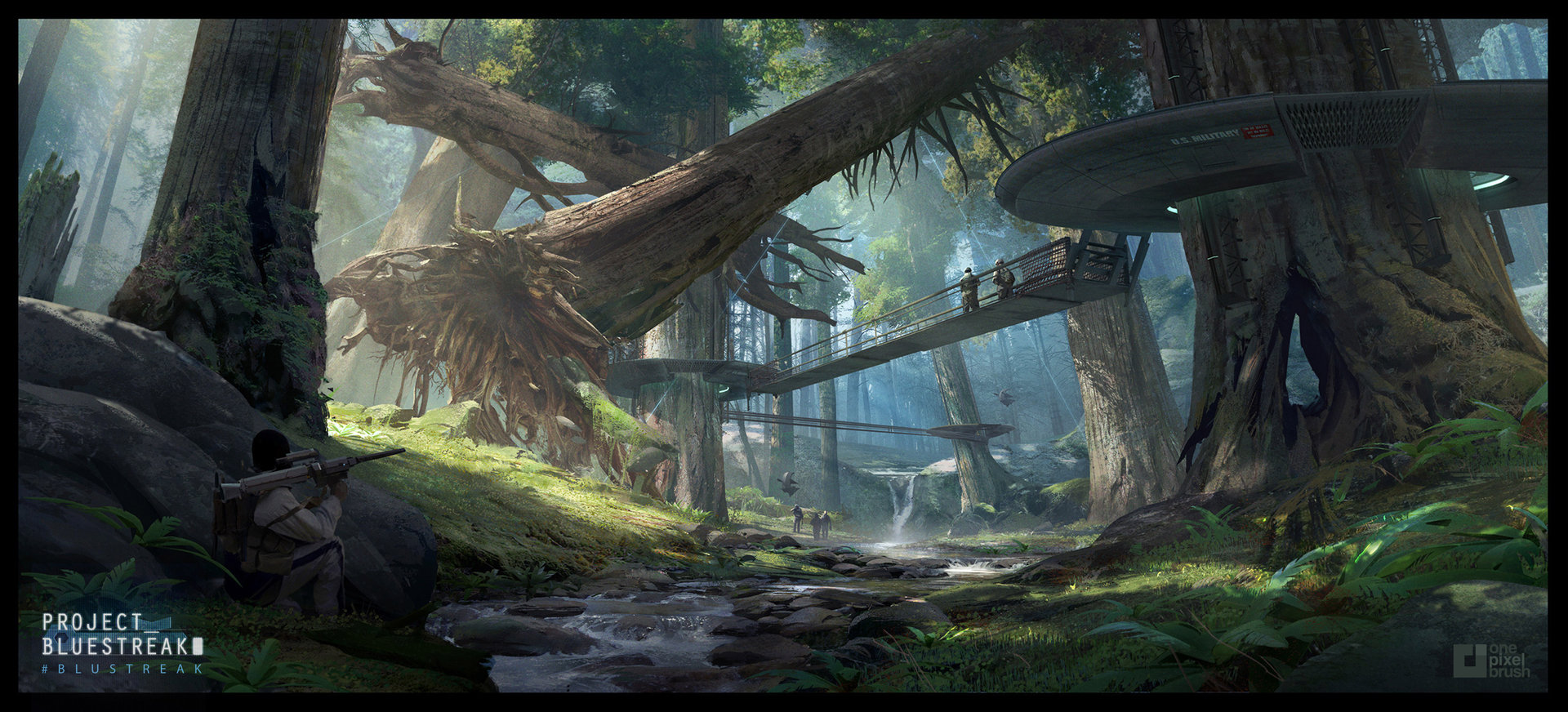 Artstation Project Bluestreak Forest One Pixel Brush,Bts Anime Drawing Rm