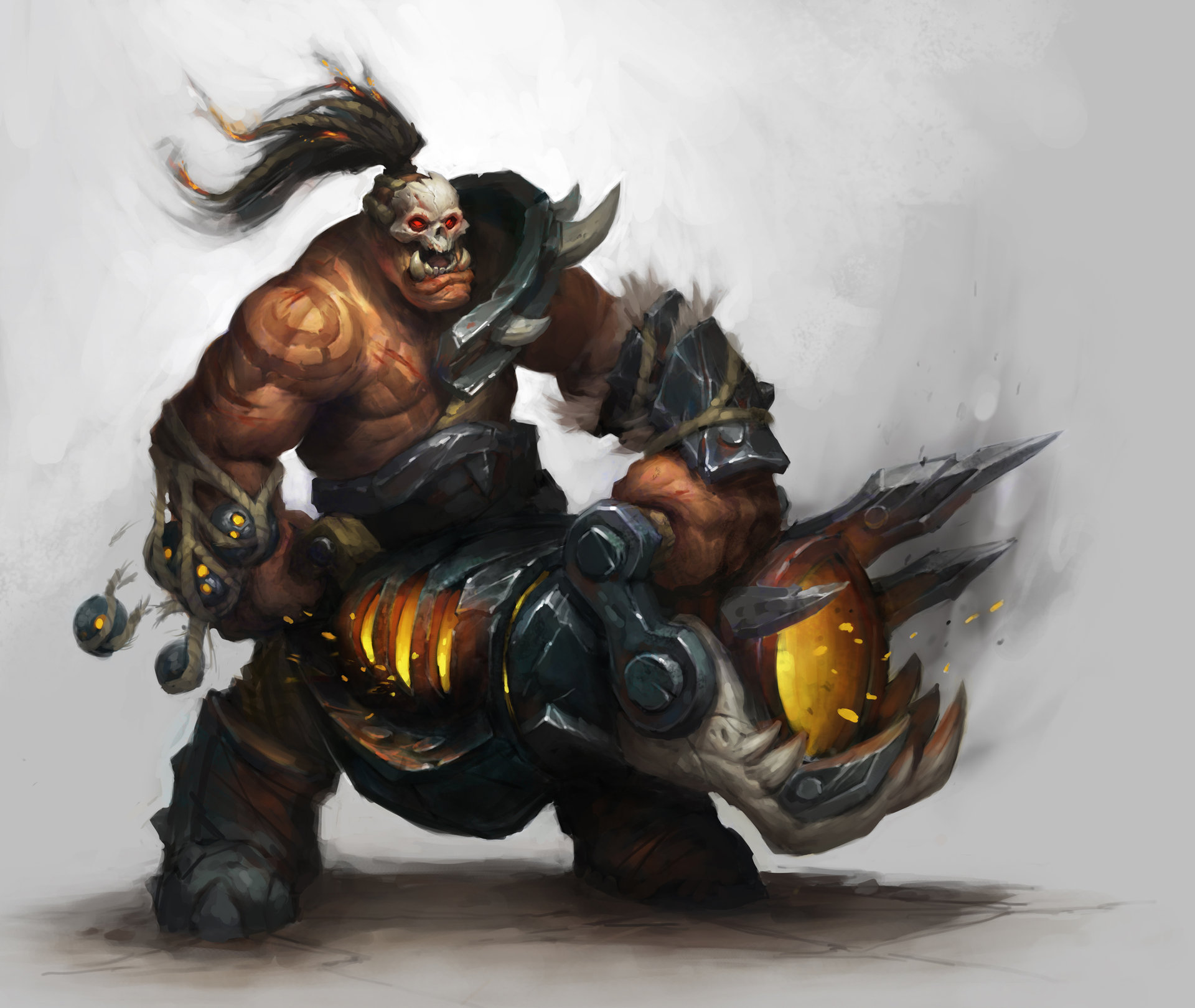 Warlord of Draenor Grenadier Orc Concept.