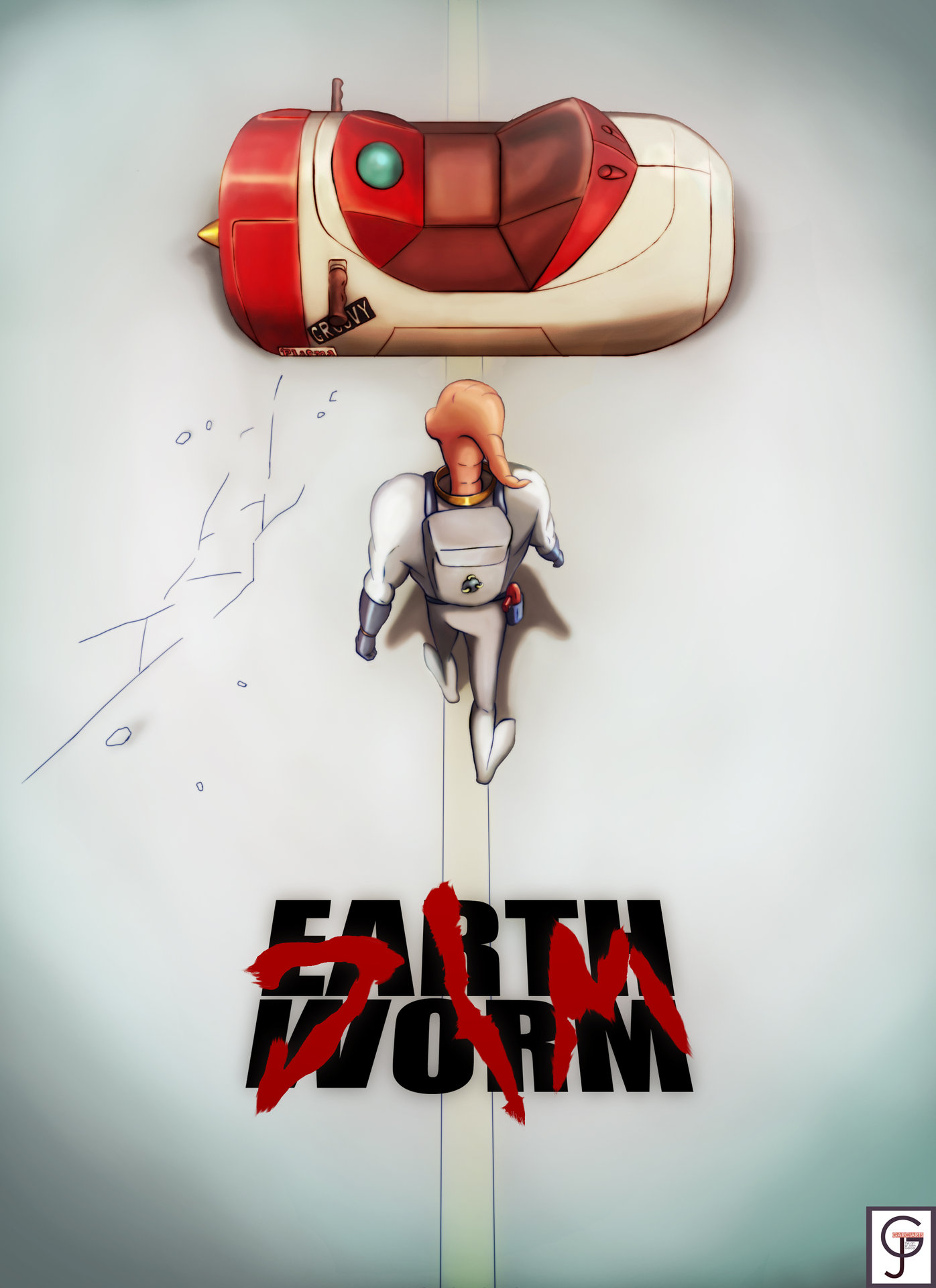 Personagem - A história de Earthworm Jim - Arkade