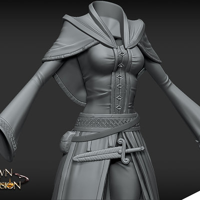 Cloth Armor - High Poly