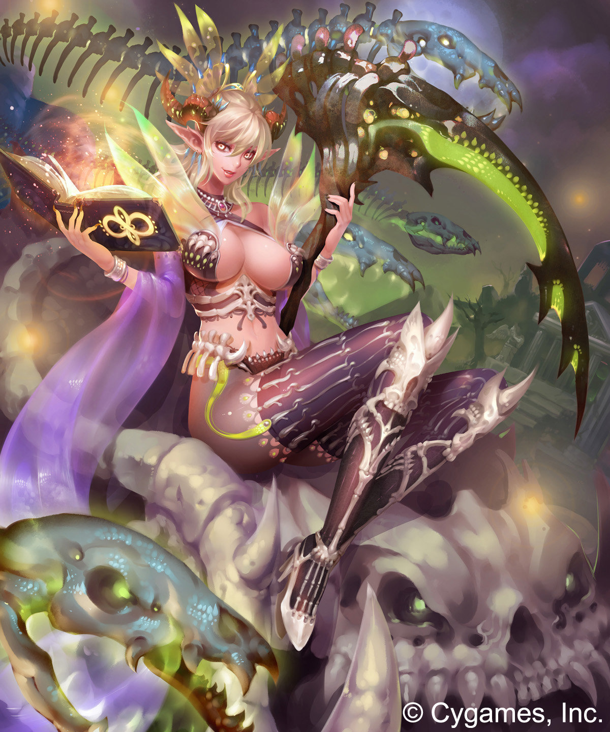 Artstation 神撃のバハムート インサニティネクロマンサー Ryushin