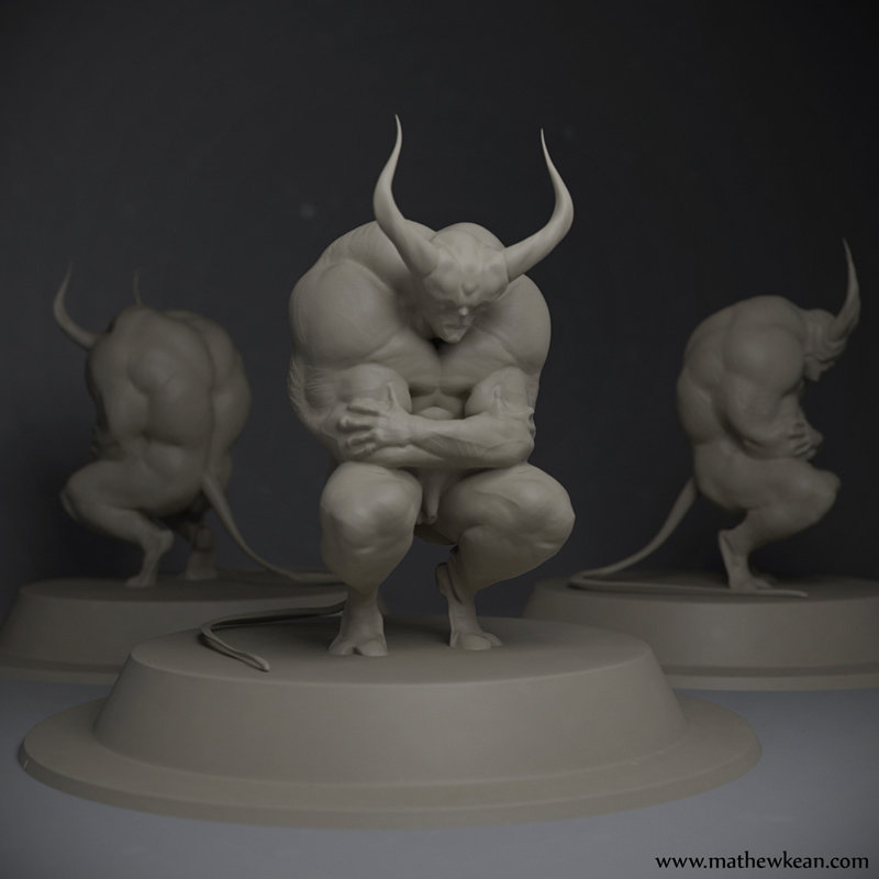 devil paper weight for 3d pint 