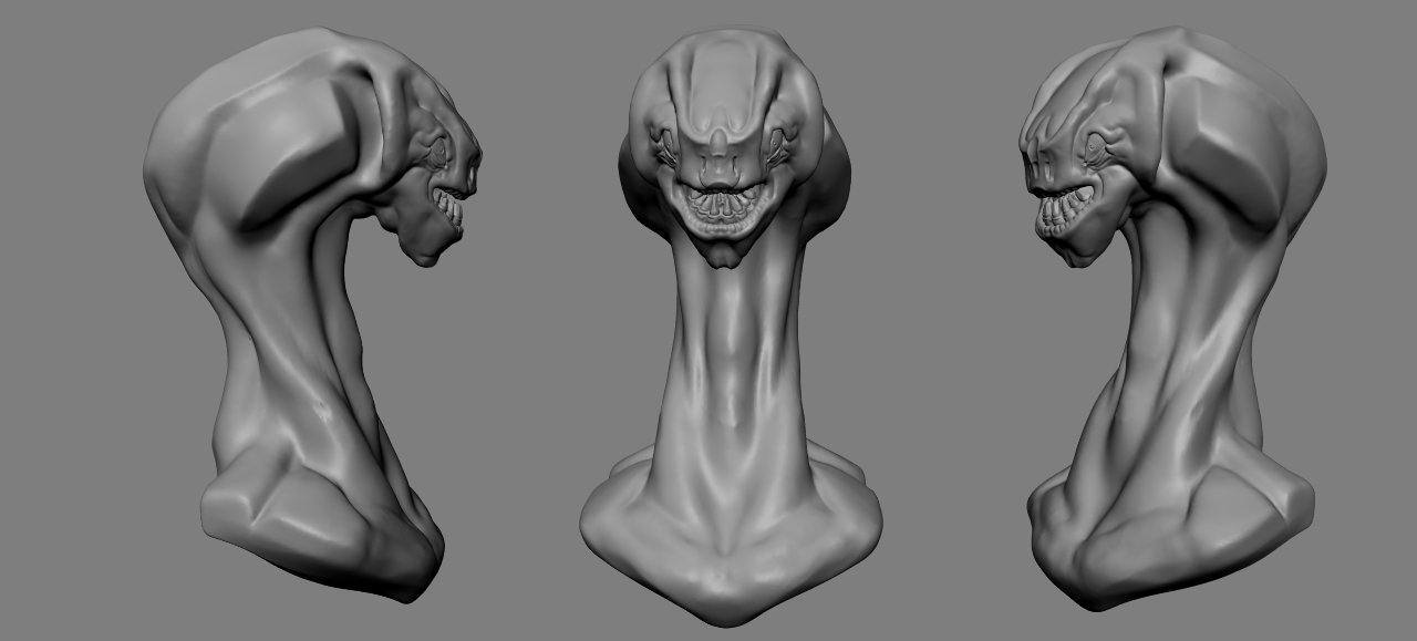 initial alien sketch