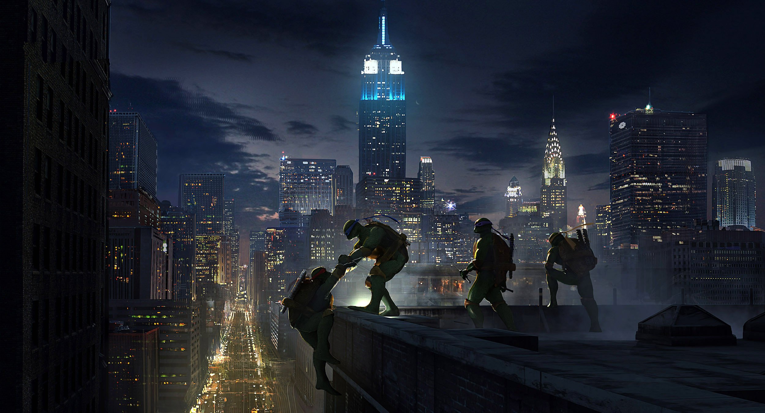 The city stands on. Черепашки н ндзя в НББ Йорке. Нуар Нью Йорк. New York Черепашки ниндзя. Черепашки ниндзя город.