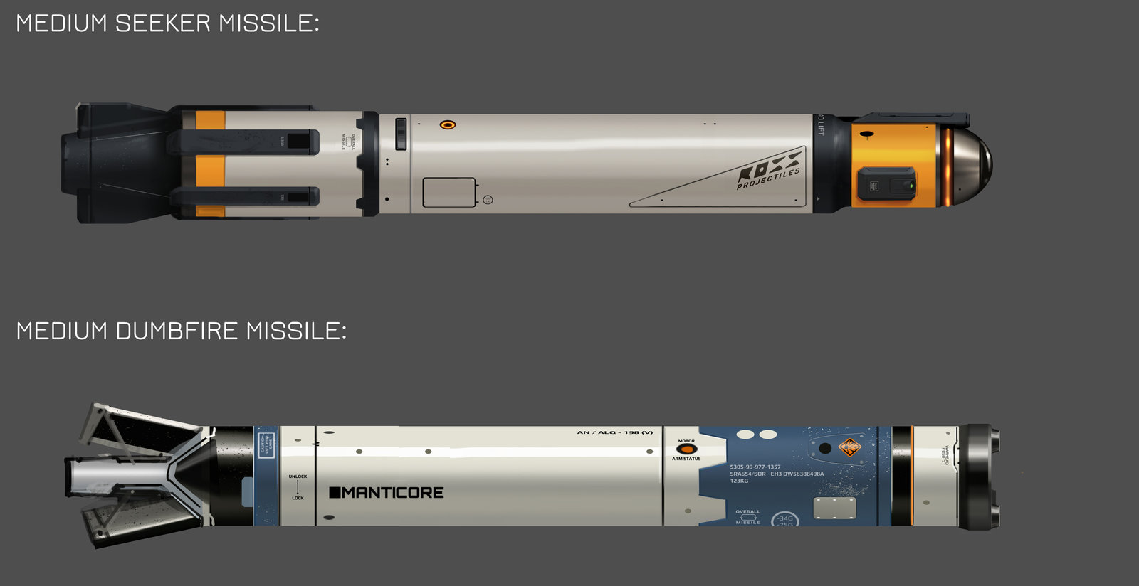 Medium Caliber Missiles