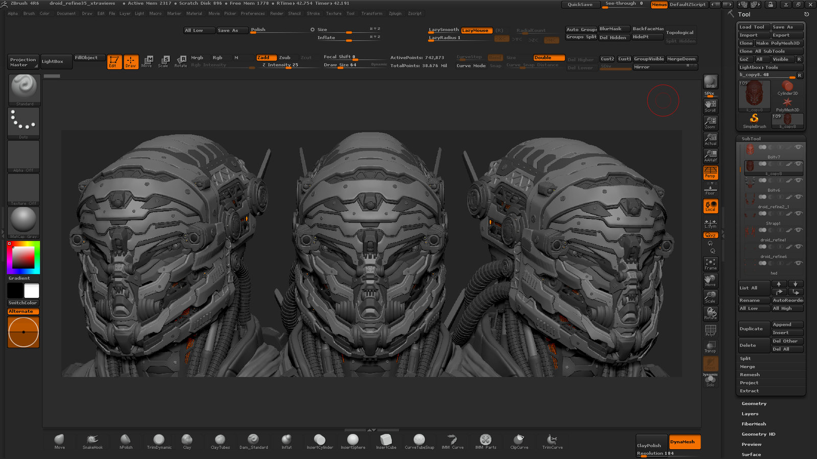 Zbrush как создать новый проект