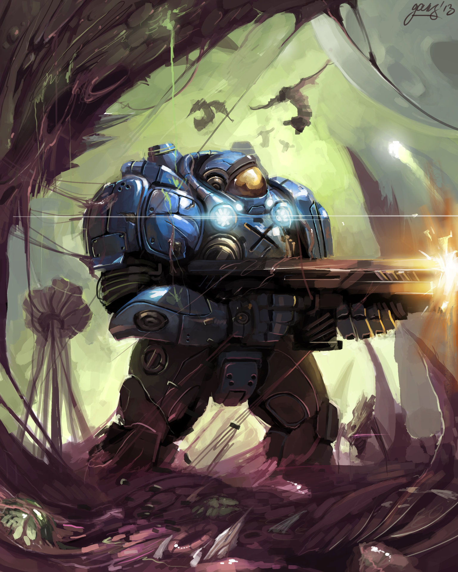 ArtStation - Starcraft marine
