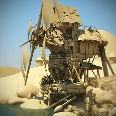 Abandoned Mill 3D