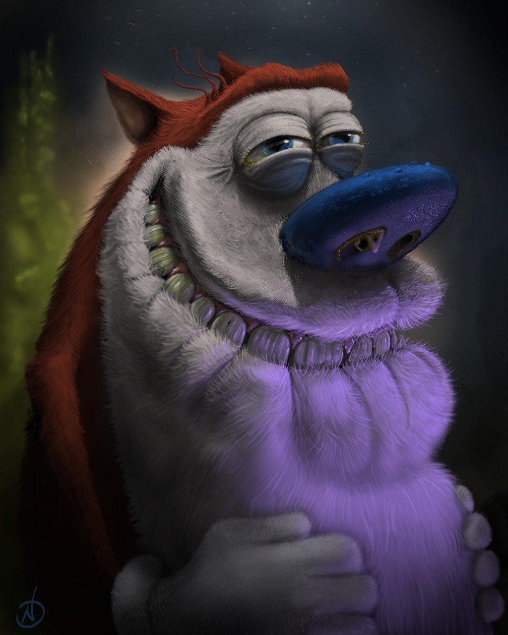 Artstation Stimpy From Ren Stimpy Nick De Spain